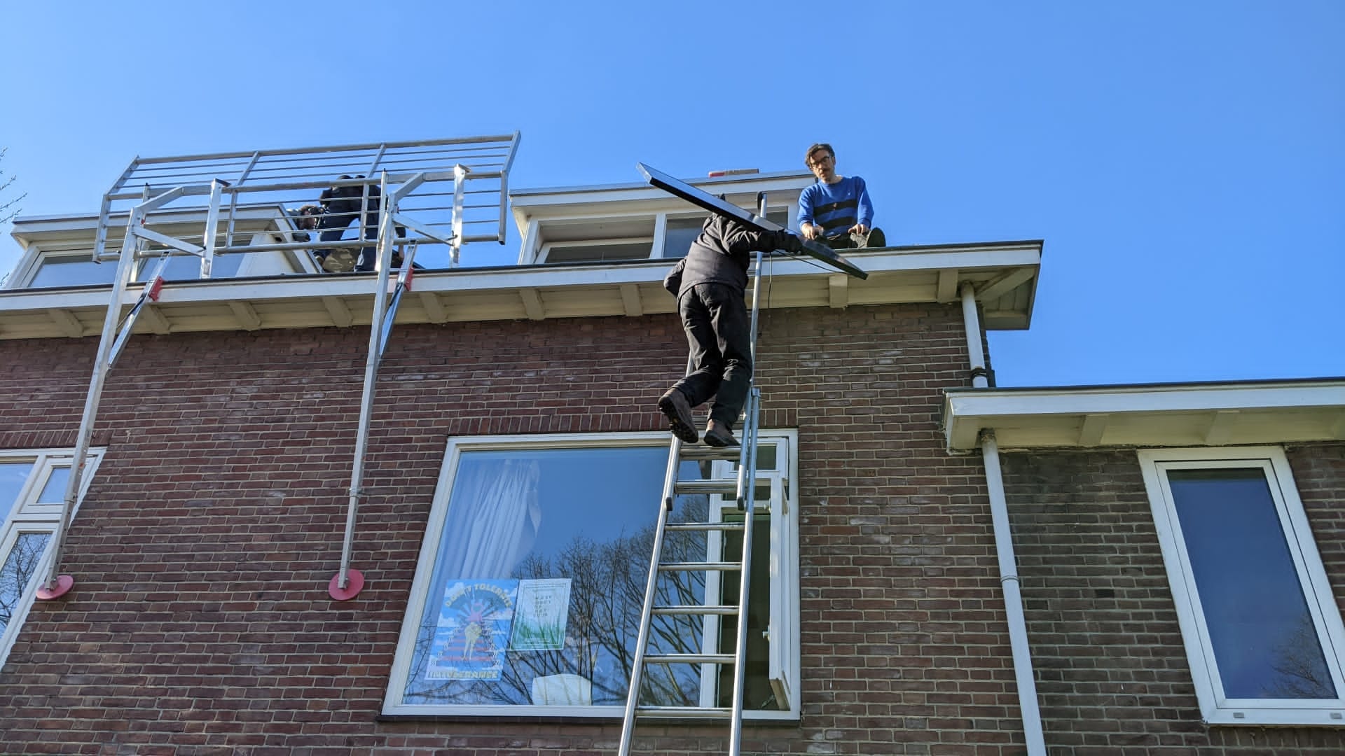 Zonnepanelen op de Voorstadslaan